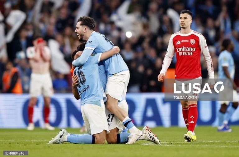 Final da Taça da Liga inglesa- Arsenal vs Manchester City