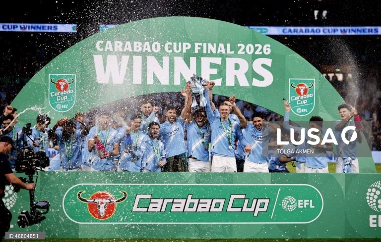 Final da Taça da Liga inglesa- Arsenal vs Manchester City