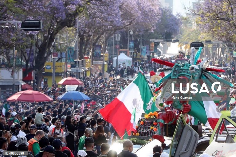 México: Parada na Cidade do México dedicada ao Mundial de Futebol de 2026