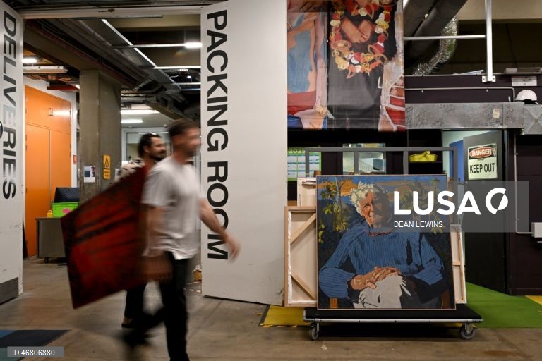 Sydney: Artistas apresentam obras para os principais prémios anuais de arte da Austrália.
