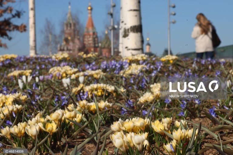 Rússia: Dia de Primavera em Moscovo