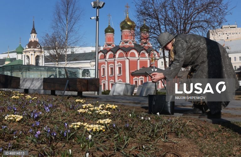 Rússia: Dia de Primavera em Moscovo