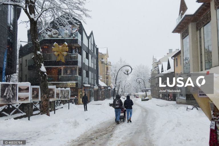 Polónia: Nevão em Zakopane