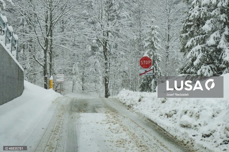 Polónia: Nevão em Zakopane