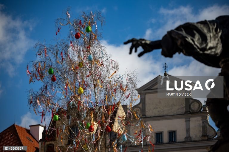 Chéquia: Mercado de Páscoa em Praga