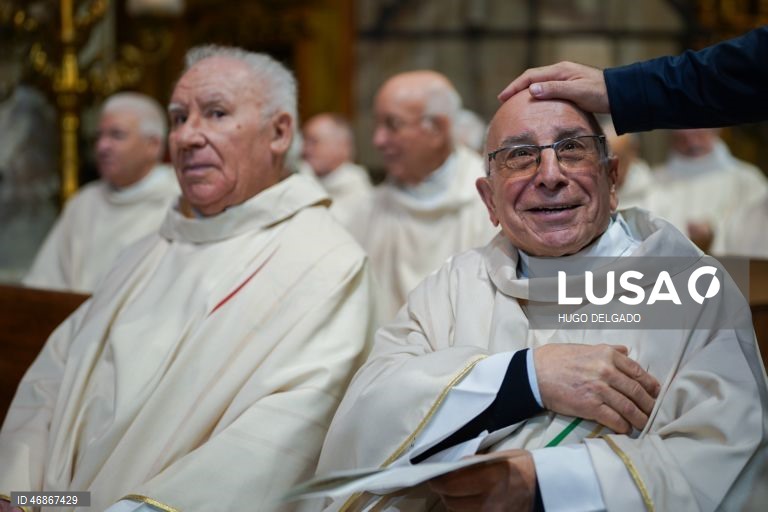 Missa Crismal e Bênção dos Santos Óleos na Sé Catedral de Braga presidida pelo Arcebispo de Braga D.José Cordeiro , durante as Solenidades da Semana Santa de Braga, Portugal, 2 Abril  2026. HUGO DELGADO/LUSA