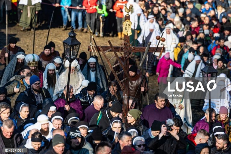 Polónia: Procissão da Paixão de Cristo em Kalwaria Zebrzydowska