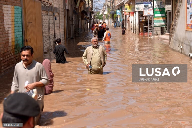 Cheias no Paquistão