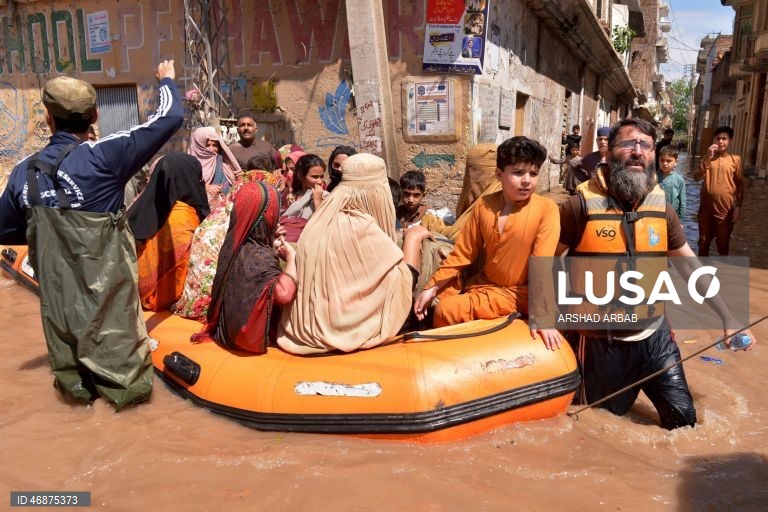 Cheias no Paquistão