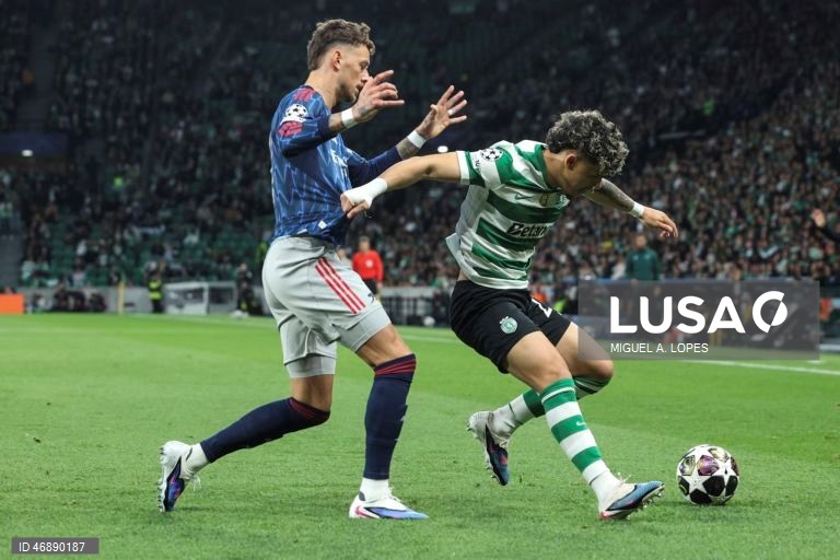 O bicampeão português Sporting perdeu hoje por 1-0 com o Arsenal, líder destacado da Premier League, em encontro da primeira mão dos quartos de final da Liga dos Campeões em futebol, no Estádio José Alvalade, em Lisboa.