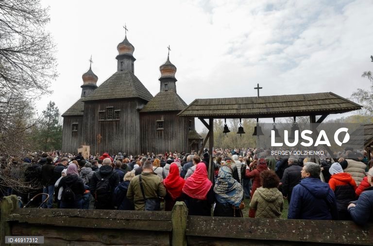 Ucrânia: Celebração do Domingo de Páscoa ortodoxa