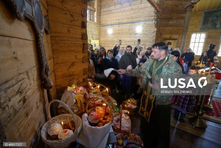 Ucrânia: Celebração do Domingo de Páscoa ortodoxa