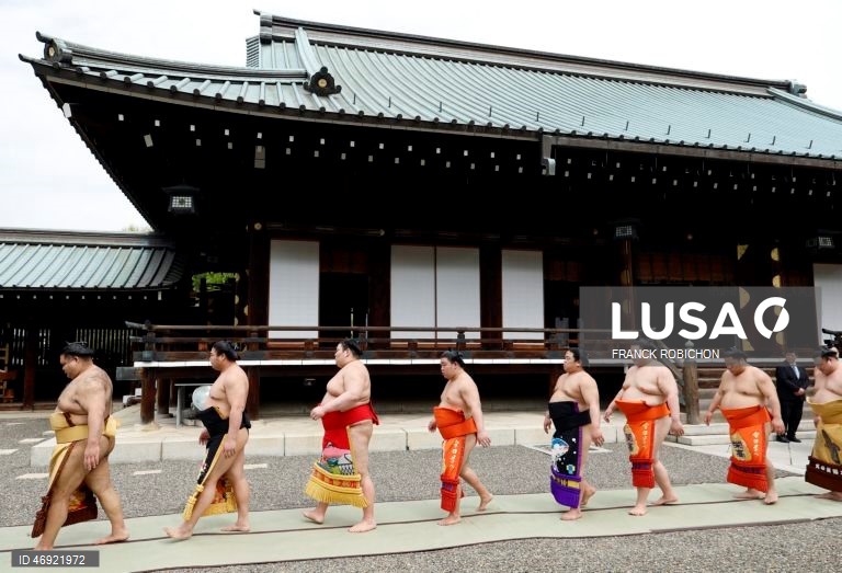 Japão: Torneio de sumo em Tóquio