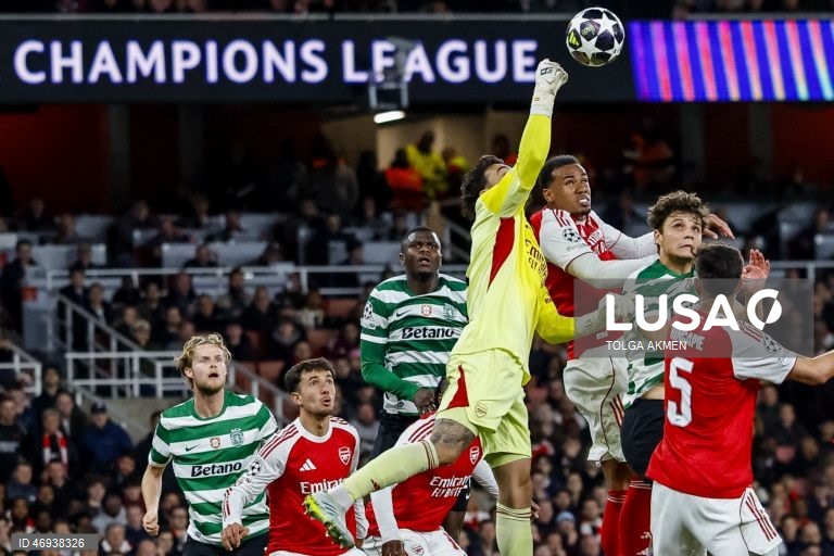 Liga dos Campeões: Arsenal vs Sporting