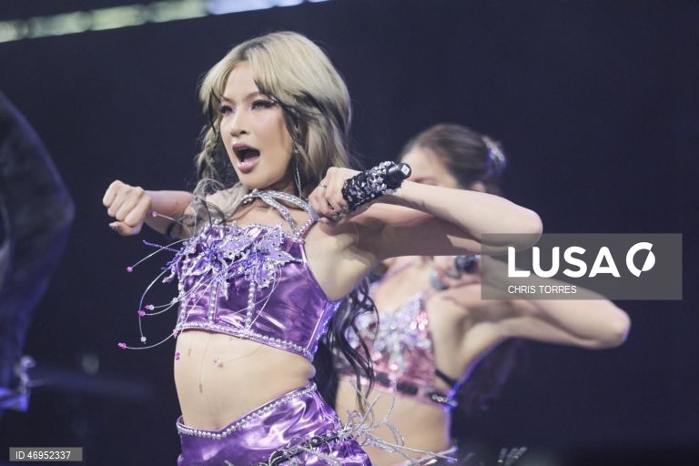 Primeiro dia do segundo fim de semana do Festival de Música e Artes de Coachella Valley de 2026, no Empire Polo Club, em Indio, Califórnia, EUA.