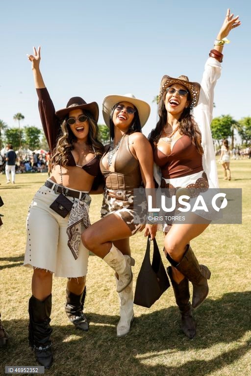 Primeiro dia do segundo fim de semana do Festival de Música e Artes de Coachella Valley de 2026, no Empire Polo Club, em Indio, Califórnia, EUA.