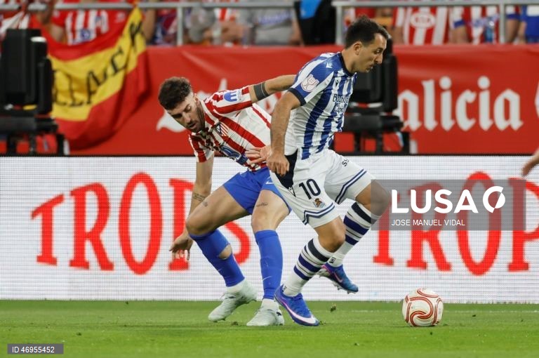 Futebol: Taça de Espanha: Atlético de Madrid vs Real Sociedad