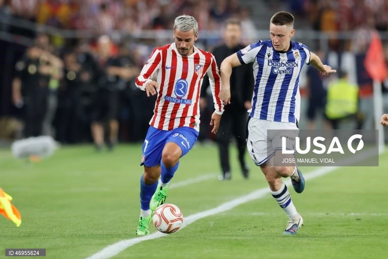 Futebol: Taça de Espanha: Atlético de Madrid vs Real Sociedad