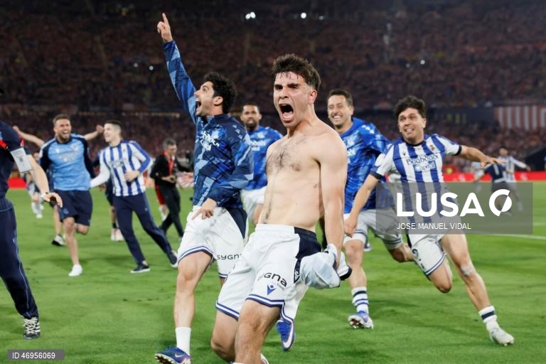 Futebol: Taça de Espanha: Atlético de Madrid vs Real Sociedad