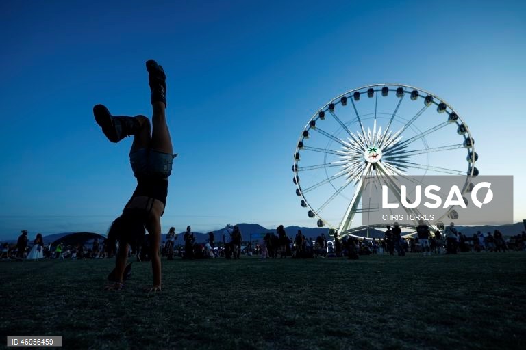 EUA: Festival Coachella 2026 em Indio na Califórnia