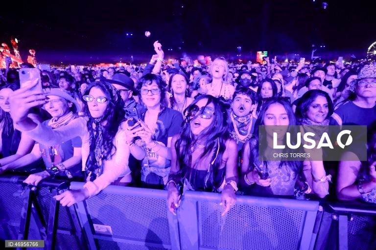 EUA: Festival Coachella 2026 em Indio na Califórnia
