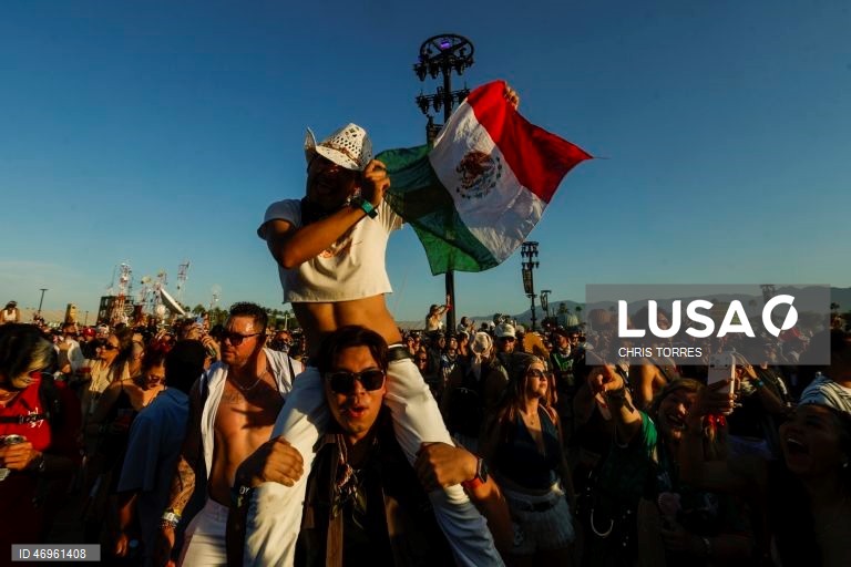 EUA: Festival Coachella 2026 em Indio na Califórnia