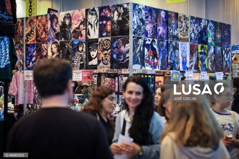 Início da 11.ª edição do Comic Con Portugal no Europarque, em Santa Maria da Feira, 23 de abril de 2026. Considerado o maior encontro de cultura pop em Portugal, reunindo num único espaço os principais universos do entretenimento: cinema, séries, gaming, banda desenhada, literatura, anime, cosplay e cultura pop. JOSÉ COELHO/LUSA