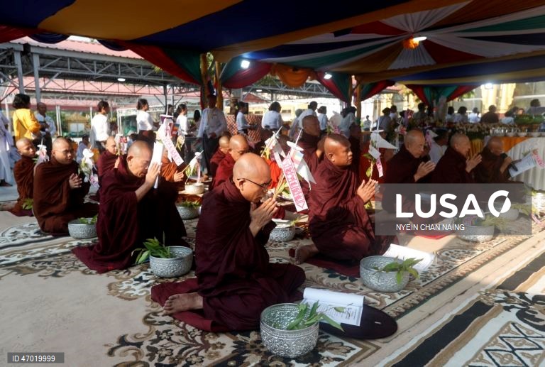 Myanmar: Celebrações do Dia do Buda