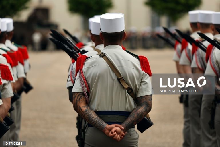 França: Cerimónia de Camerone da Legião Estrangeira Francesa