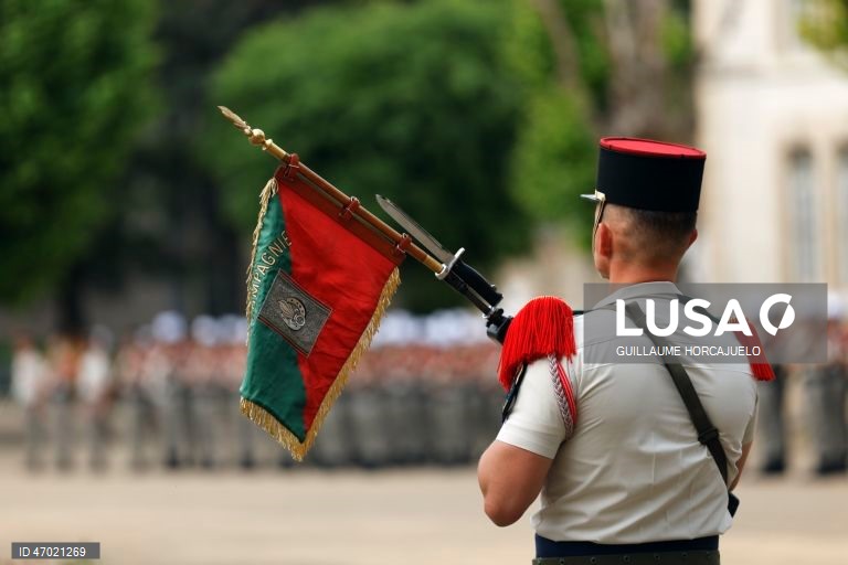 França: Cerimónia de Camerone da Legião Estrangeira Francesa