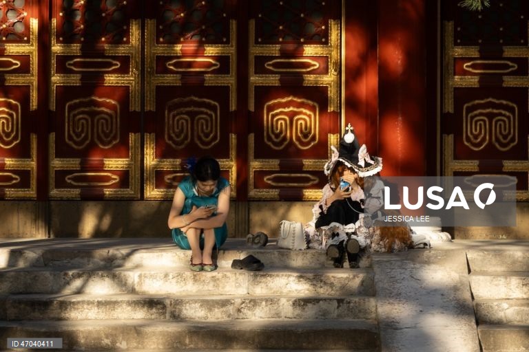 China: vida quotidiana em Pequim no Dia do Trabalhador
