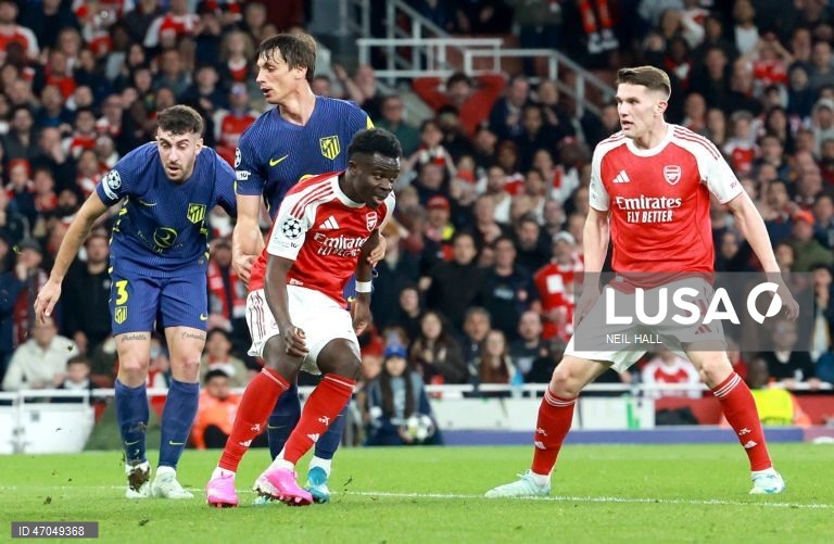 Um golo de Bukayo Saka foi o suficiente para o Arsenal levar hoje de vencida o Atlético de Madrid por 1-0, assegurando assim a presença dos londrinos na final da Liga dos Campeões de futebol.