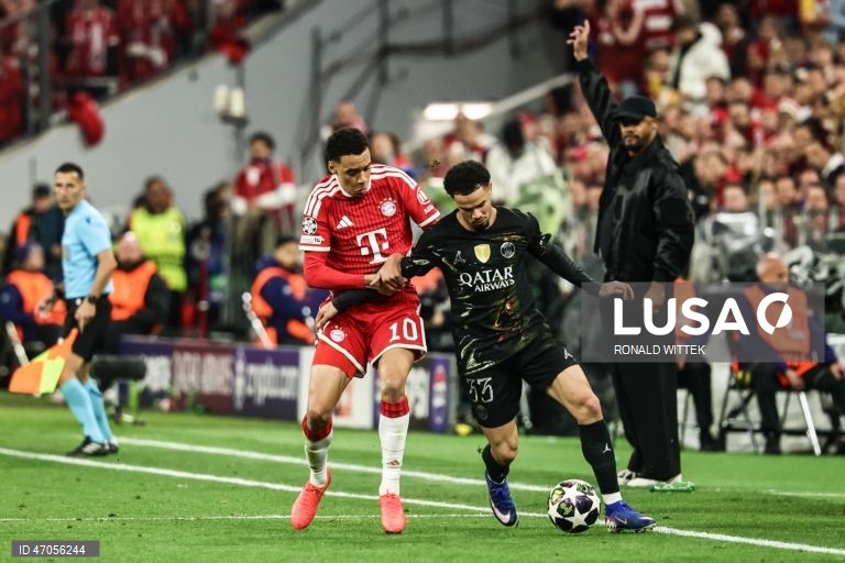 Um golo de Ousmane Dembélé permitiu hoje ao Paris Saint-Germain empatar 1-1 em Munique com o Bayern e garantir a presença na final da Liga dos Campeões de futebol, na qual vai defender o título frente ao Arsenal.