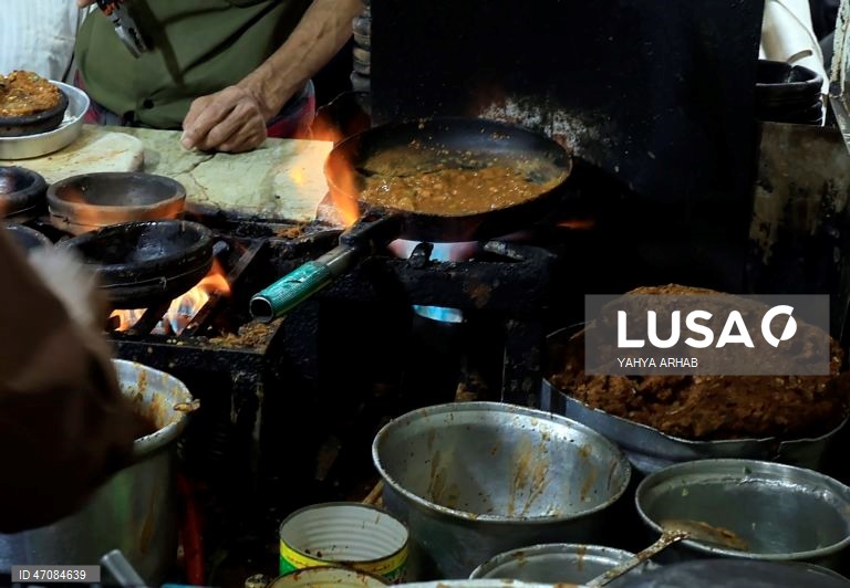 Iémen: Comida de rua em Saná