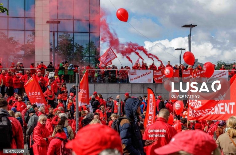 Greve geral na Bélgica