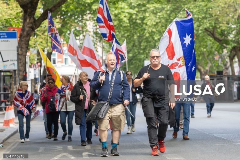 Manifestação «Unite the Kingdom» em Londres