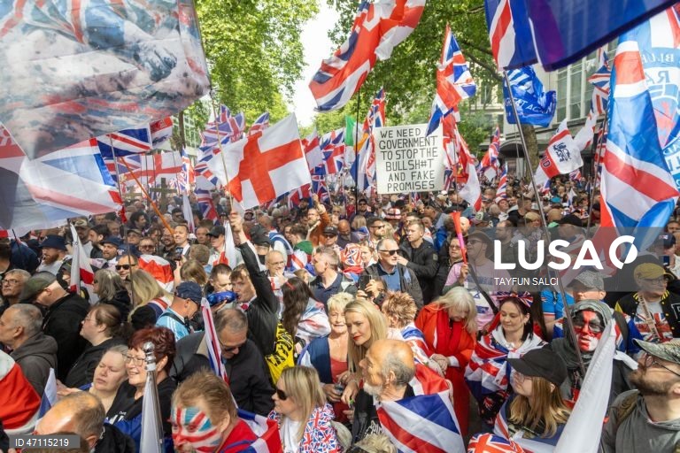 Manifestação «Unite the Kingdom» em Londres
