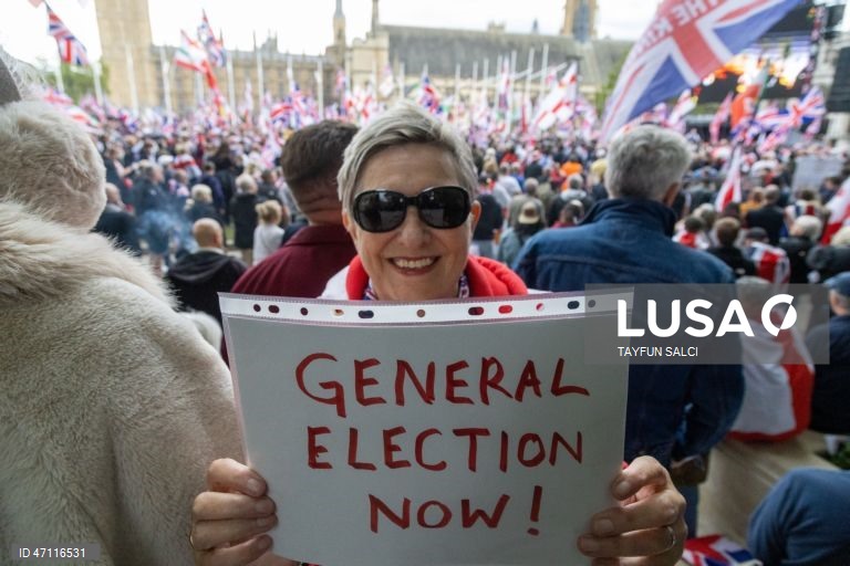 Manifestação «Unite the Kingdom» em Londres