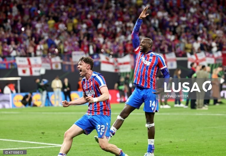 O Crystal Palace conquistou hoje a quinta edição da Liga Conferência em futebol, ao vencer na final o Rayo Vallecano, por 1-0, em Leipzig, na Alemanha, com um golo do avançado francês Jean-Philippe Mateta, aos 51 minutos.