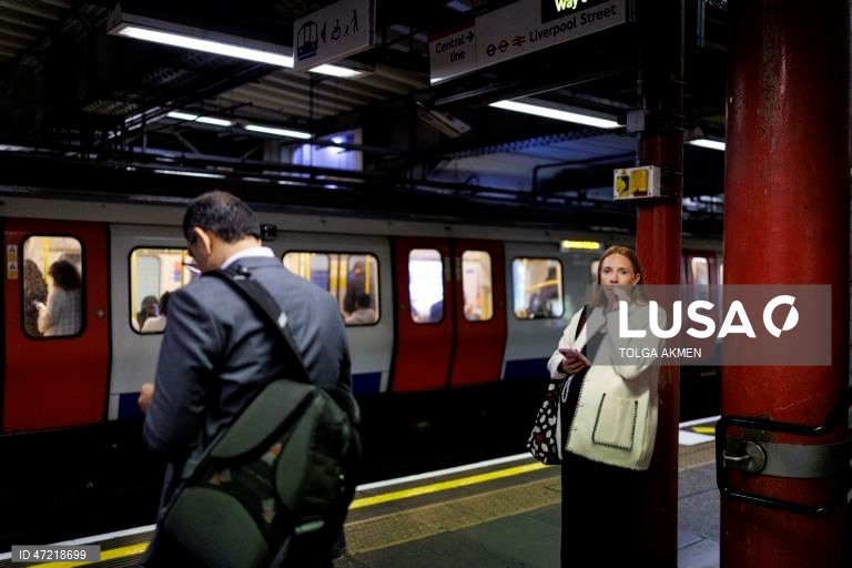 Londres: greve dos trabalhadores do metro