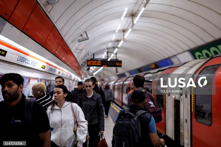 Londres: greve dos trabalhadores do metro
