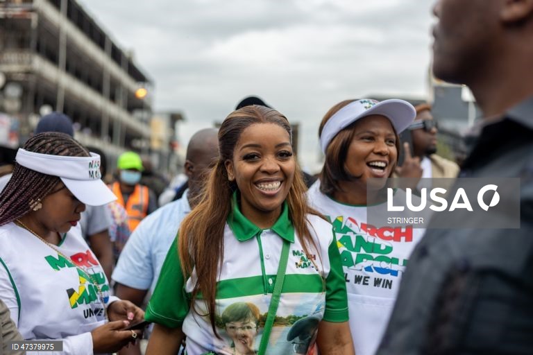 Manifestação anti-imigração em Durban