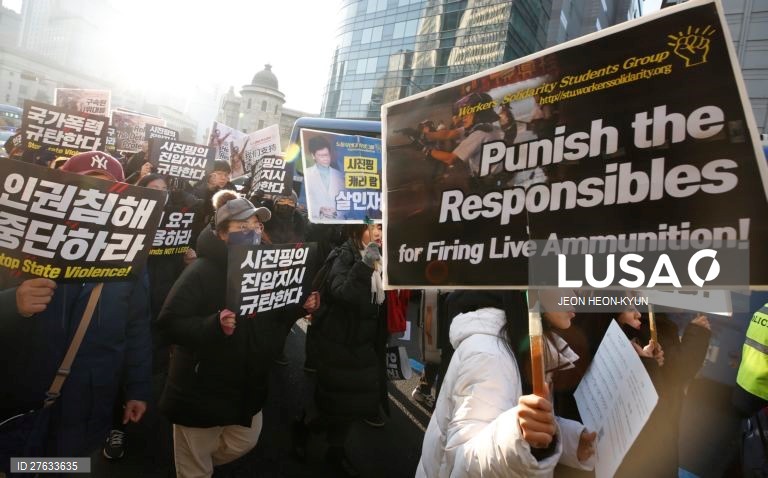 Manifestação pró-democracia em Hong Kong