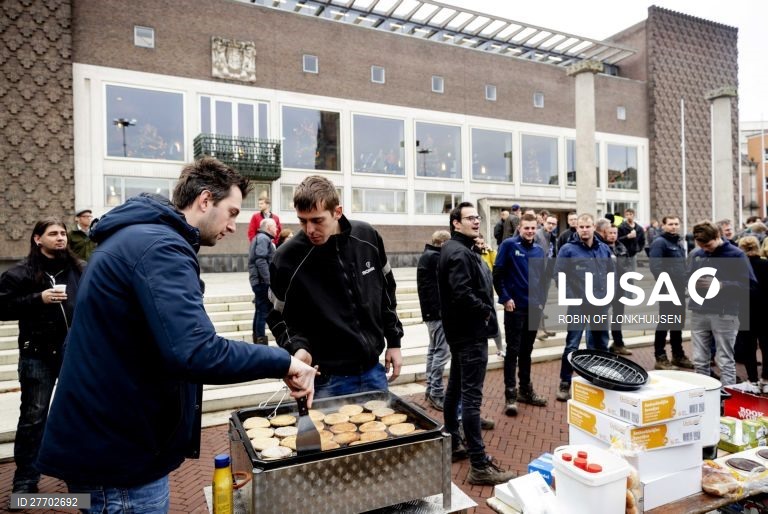 Protesto dos agricultores na Holanda