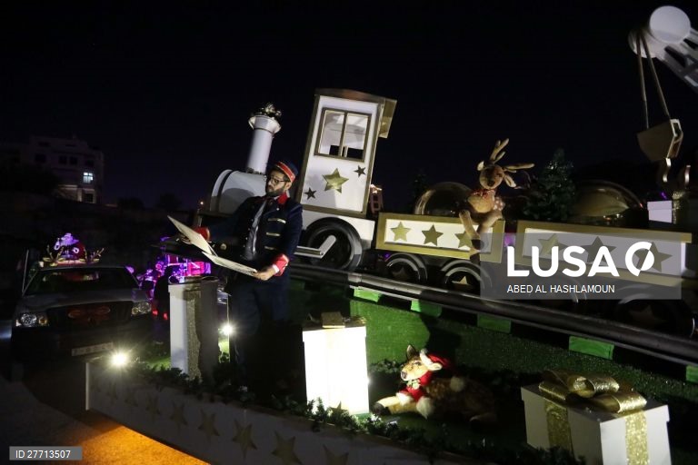 Cisjordânia: Parada de Natal em Belém
