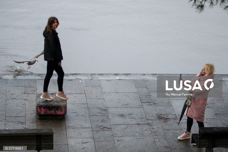 Mau tempo em Portugal.
