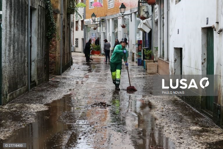 Mau tempo em Portugal.