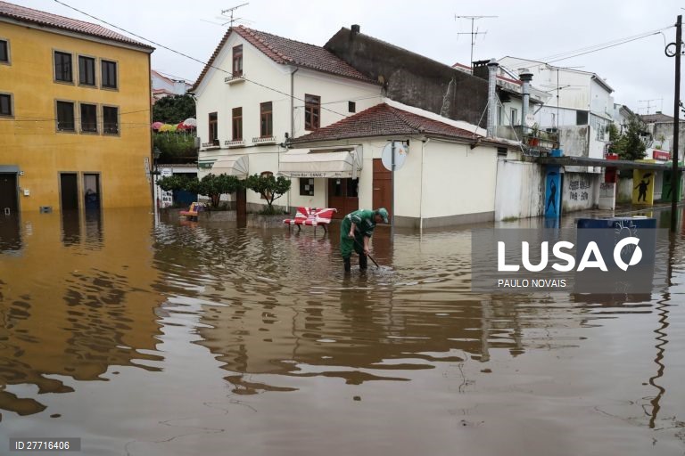Mau tempo em Portugal.