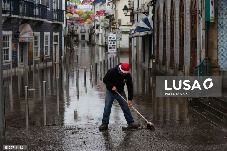 Mau tempo em Portugal.