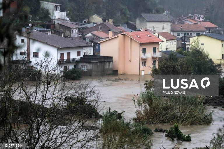 Mau tempo em Portugal.